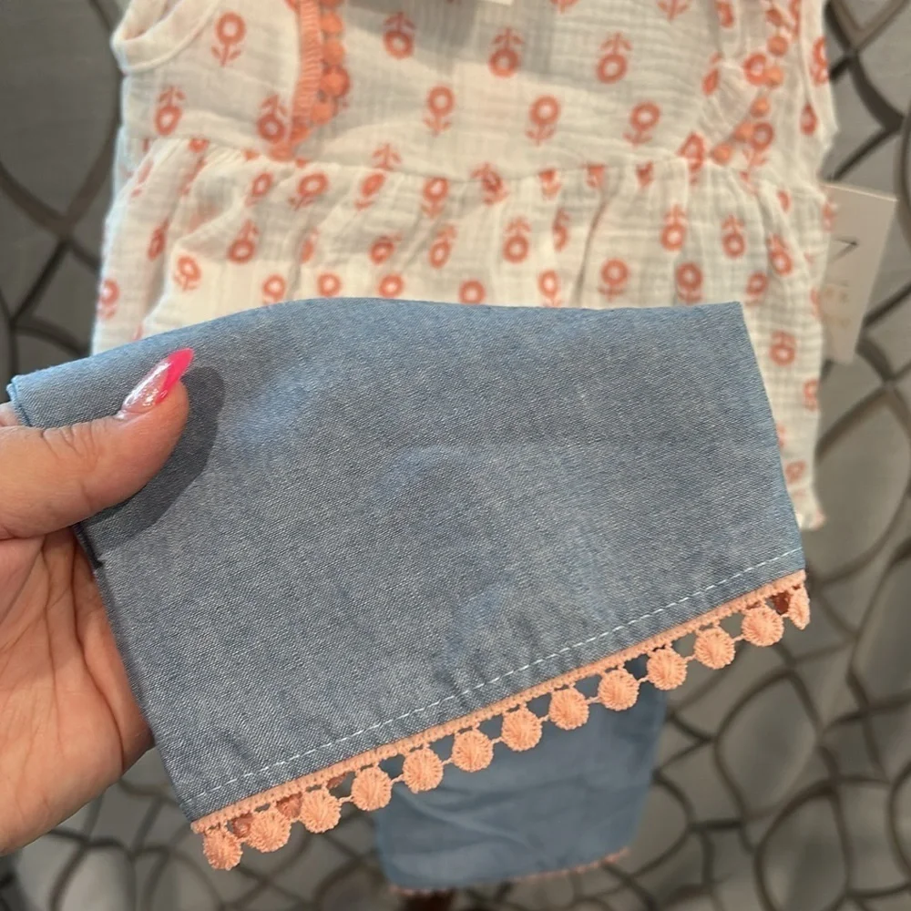 NEW 3 piece Rachel Zoe Toddler Outfit: Top, Pants, and Sunglasses Size 4T